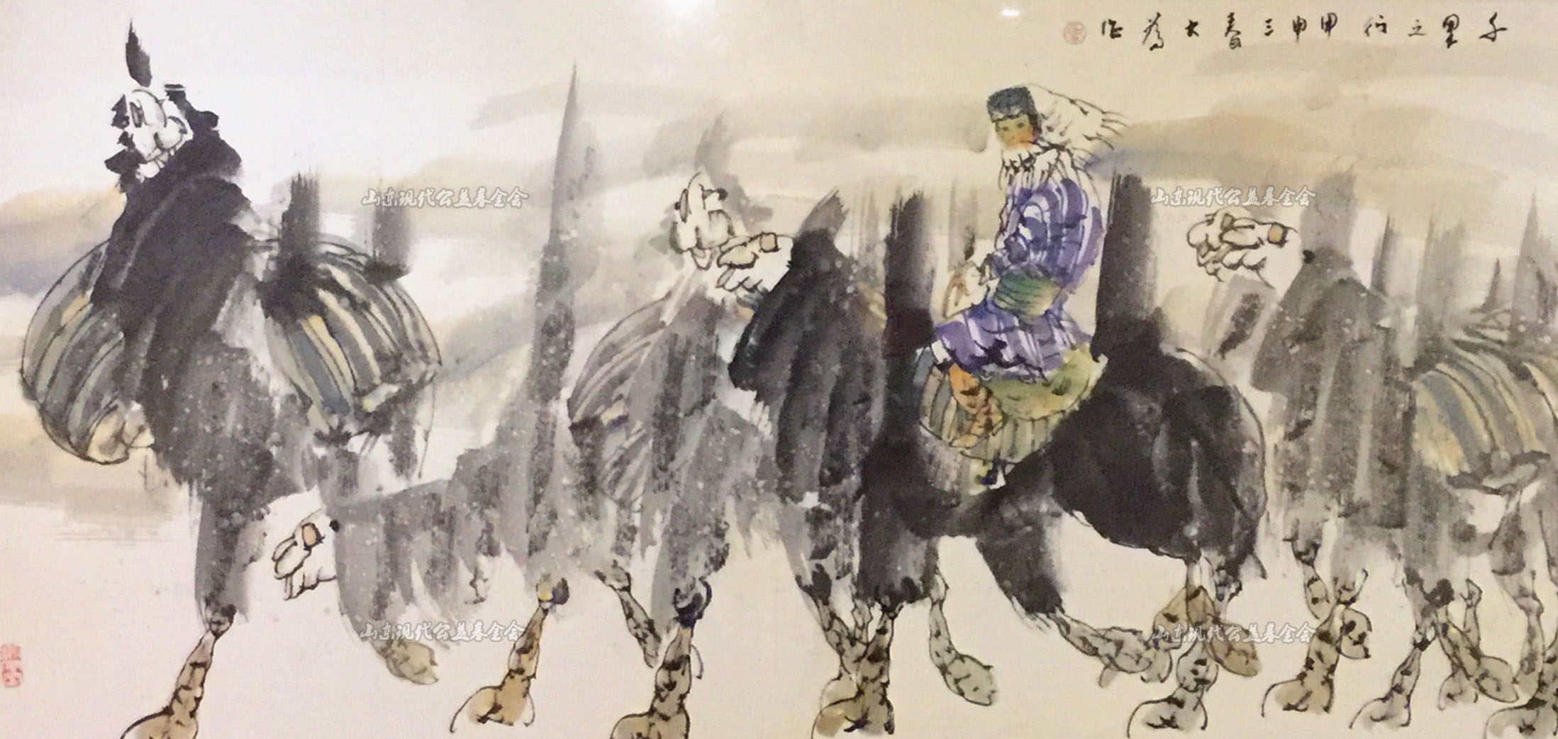 中国著名水墨画家刘大为水墨画作品